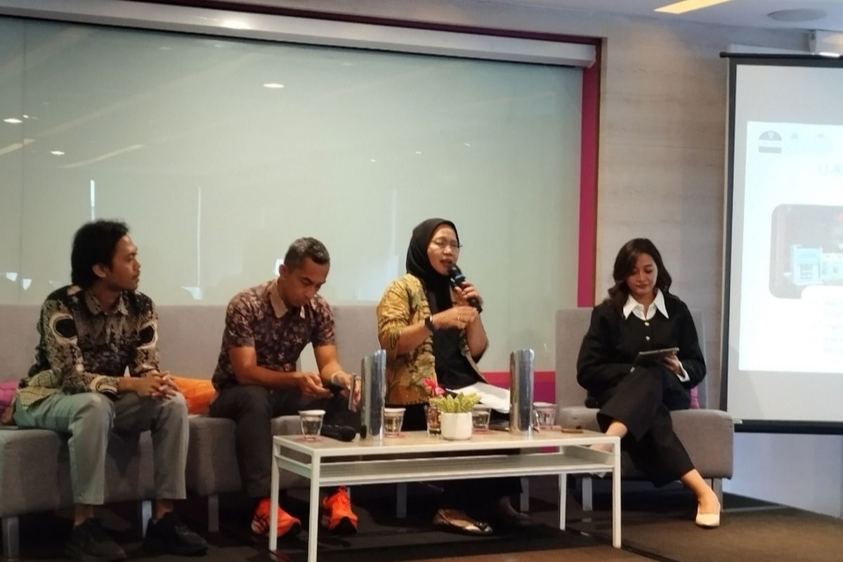 Maya dalam acara Multistakeholder Forum: Implementasi Peta Jalan Pengurangan Sampah yang digelar Greenpeace Indonesia, Senin (30/6/2025).