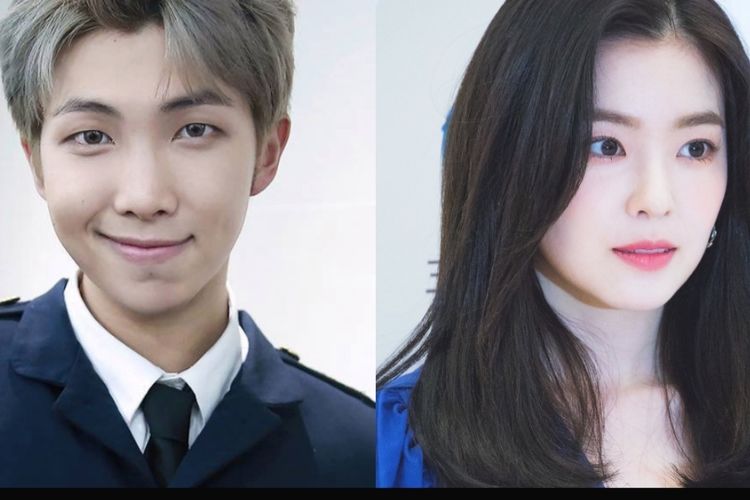 RM BTS dan Irene Red Velvet.