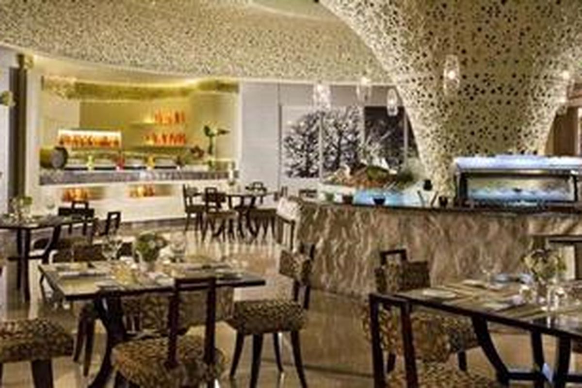The Cafe di Hotel Mulia Senayan, Jakarta.
