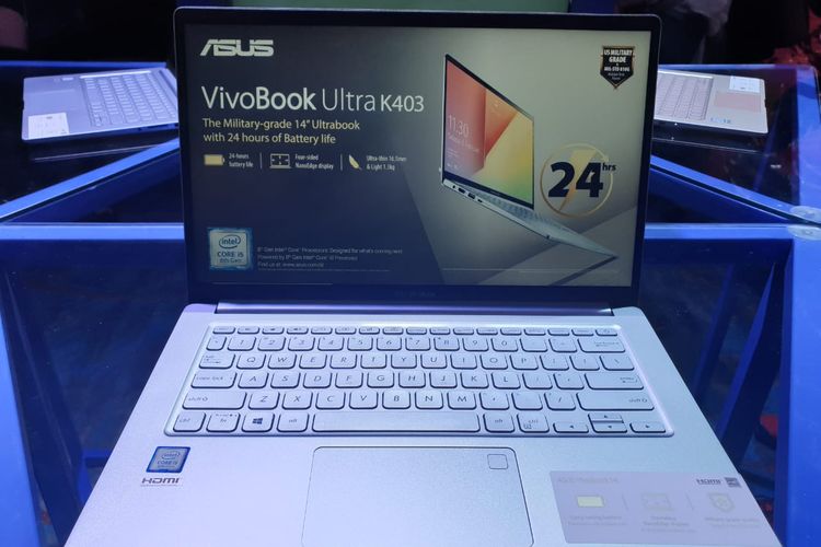 Asus VivoBook Ultra K403 warna silver blue