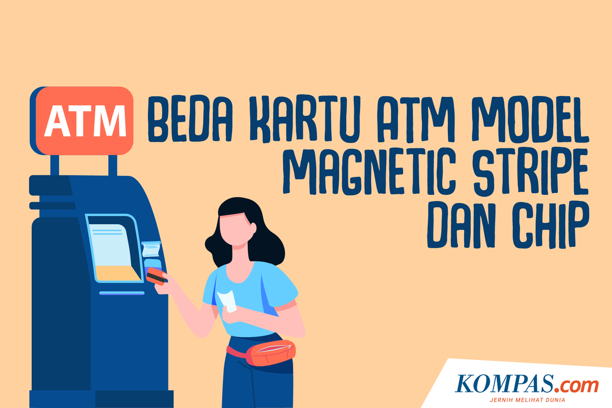 Apa perbedaan kartu ATM chip dan magnetic stripes?