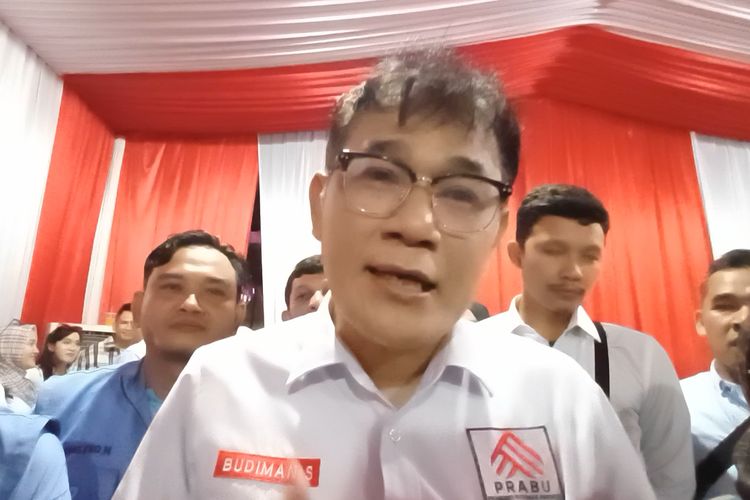 Wakil Ketua Dewan Pakar Tim Kampanye Nasional (TKN) Prabowo-Gibran, Budiman Sudjatmiko di Magelang, Jawa Tengah, Senin (15/1/2024).