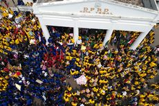 Demo DPRD Tegal, Mahasiswa Pentaskan Teatrikal 