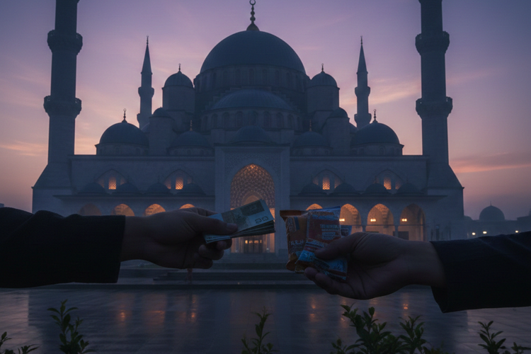 Ilustrasi sedekah Subuh di hari Jumat