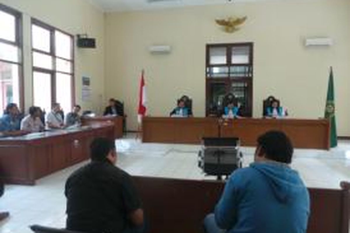 Sidang gugatan terhadap proyek reklamasi pulau G di PTUN, Jakarta Timur. Kamis (26/11/2015)