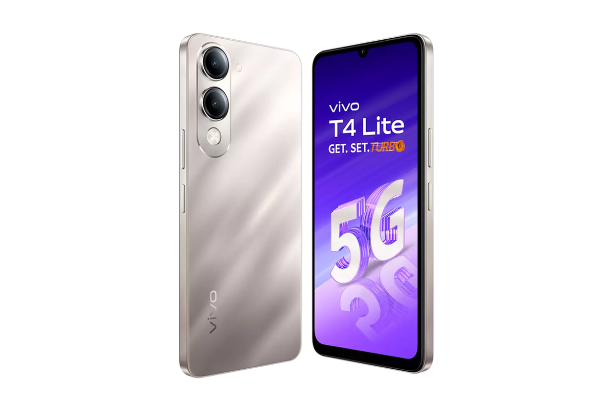 Vivo T4 Lite resmi dengan baterai 6.000 mAh, chipset Dimsnety 6300, IP64.