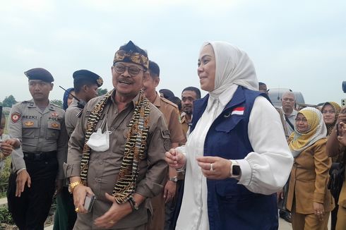 Tak Ikut Rapat dengan Presiden, Mentan SYL Panen Padi di Karawang
