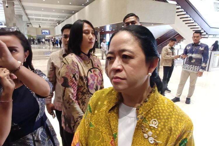 Ketua DPR RI, Puan Maharani saat ditemui di Kompleks Parlemen, Senayan, Jakarta, Kamis (2/10/2025).