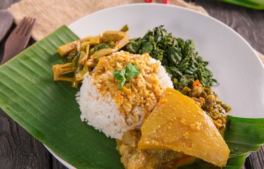 Ilustrasi nasi padang