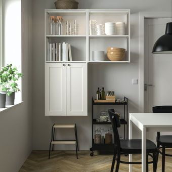 Rak dinding untuk peralatan dapur dari IKEA