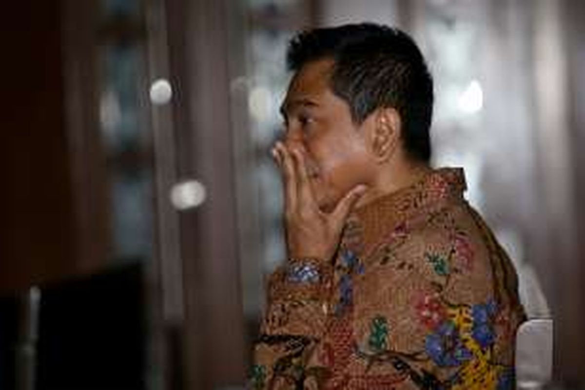 Terdakwa kasus suap raperda reklamasi Mohammad Sanusi bersiap mengikuti sidang lanjutan dengan agenda pemeriksaan saksi di Pengadilan Tipikor, Jakarta Pusat, Kamis (10/11/2016). Dalam sidang tersebut Jaksa Penuntut Umum menghadirkan dua orang saksi diantaranya Pontas Pane dan Boy Ishak. 