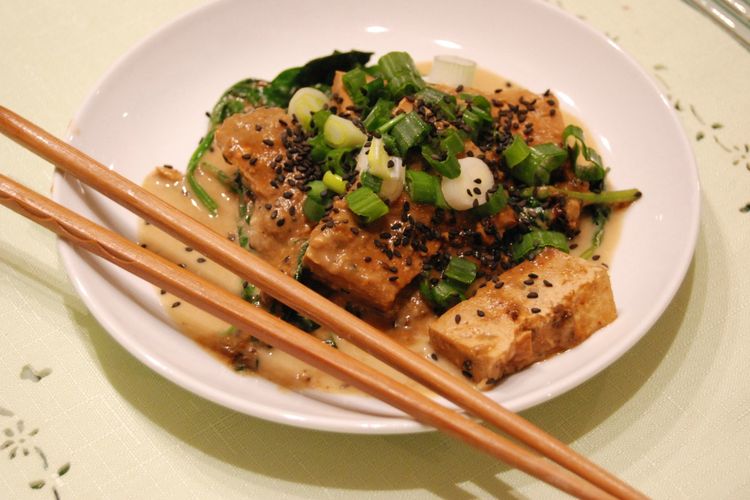 Tofu slow cooker ala Jepang.