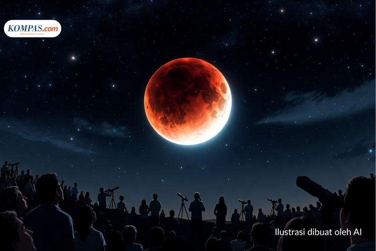 Gerhana Bulan Sebagian 27-28 Agustus 2026 Akan Terlihat Mirip 