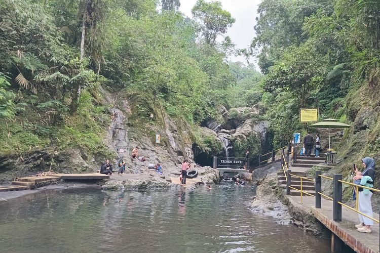 Telaga Sunyi Berangsur Jernih Pascabanjir, Wisatawan Sudah Bisa Berenang dan Diving