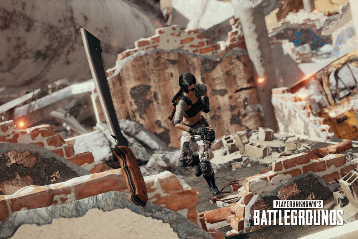 Ilustrasi fitur melempar senjata di dalam game PUBG di season 5