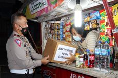 Sempat Menyamar sebagai Pembeli, Polisi Berikan Bingkisan Khusus bagi Para Pedagang Terdampak PPKM Darurat