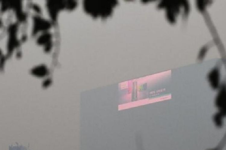 Kabut asap pekat terlihat selubungi gedung di China