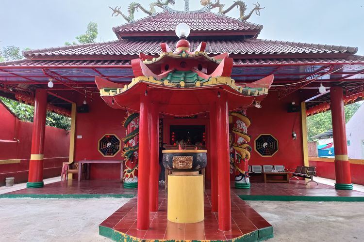 Kelenteng Bio Kanti Sara, salah satu tempat ibadah Tionghoa tertua di wilayah Tangsel. Foto diambil kompas.com pada Selasa (17/1/2023). 