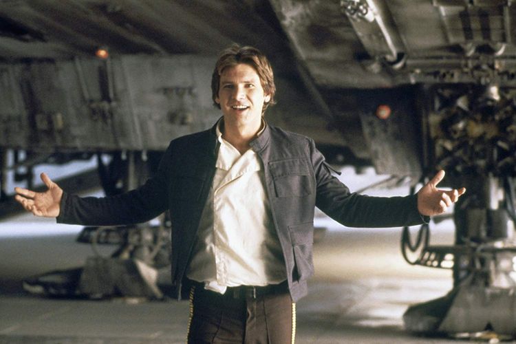 Harrison Ford berperan sebagai Han Solo dalam film Star Wars: The Empire Strikes Back. Jaket yang dikenakan Ford akan dilelang oleh rumah lelang Prop Store pada September 2018.