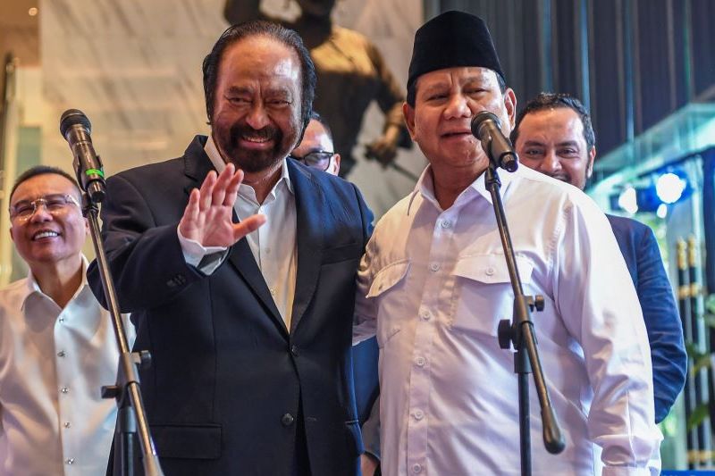 Kemesraan Surya Paloh dan Prabowo, Kode Keras Nasdem Gabung ke Kubu Pemenang?