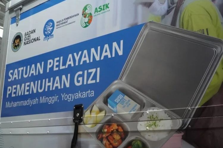 Salah satu truk SPPG milik PP Muhammadiyah