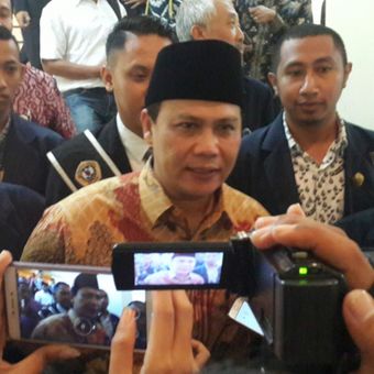 Wakil Sekretaris Jenderal PDI Perjuangan, Ahmad Basarah saat menghadiri Seminar Legislatif di Universitas Merdeka (Unmer) Malang, Selasa (17/4/2018)