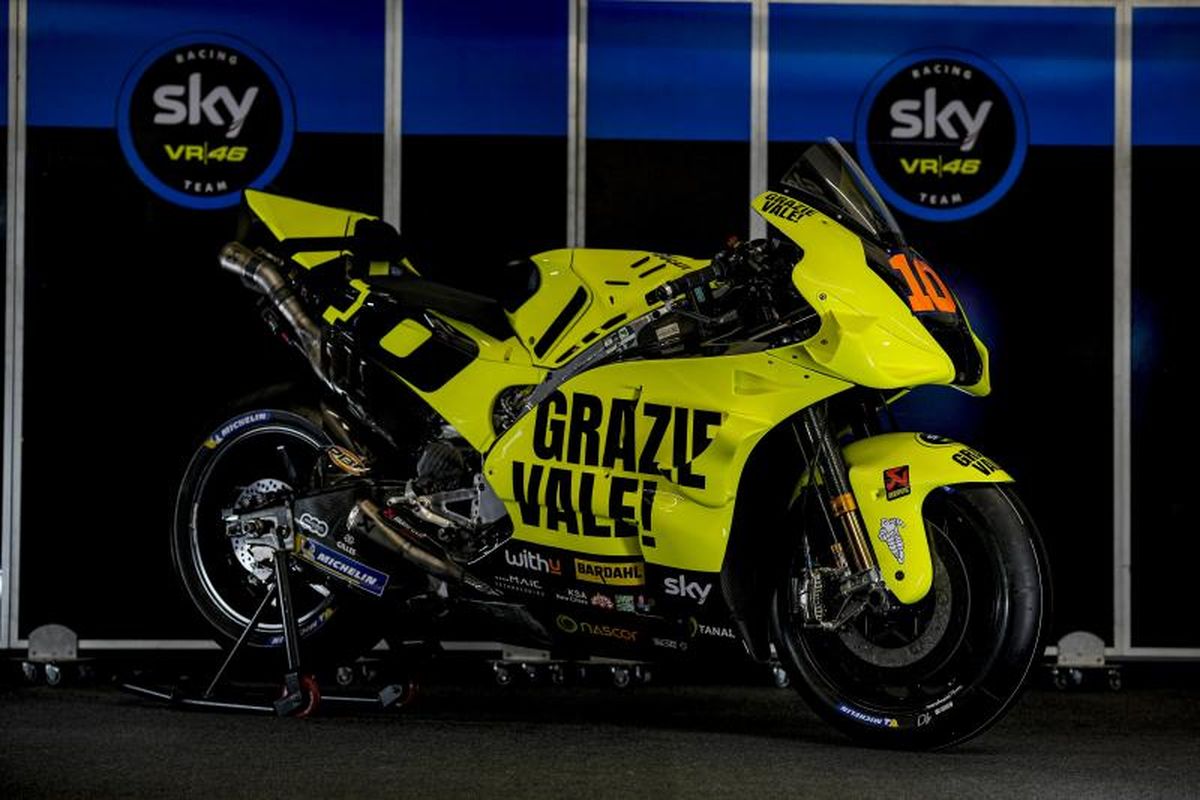 Tim balap VR46 gunakan livery spesial untuk Valentino Rossi