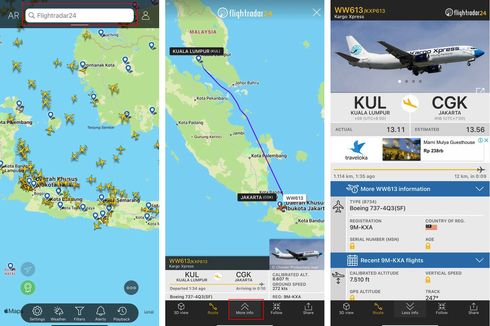 Mengenal Apa Itu Flightradar24, Aplikasi Pelacak Penerbangan Real Time