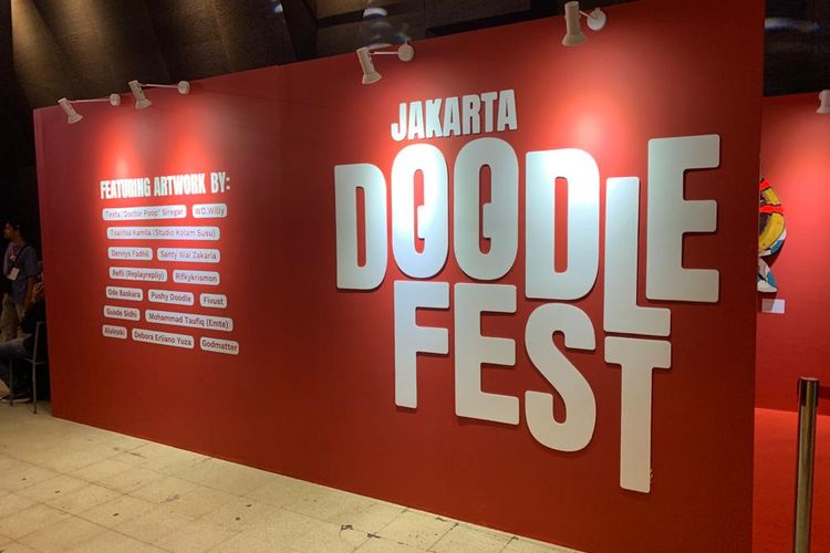 Jakarta Doodle Fest (JDF) hari pertama resmi dibuka pada Jumat (27/10/2023) di MBloc Space Jakarta Selatan. 