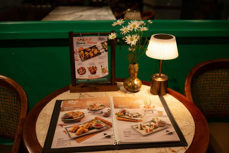 Ilustrasi Menu Restoran