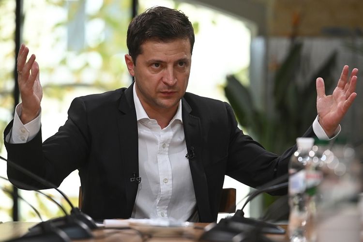 Presiden Ukraina Volodymyr Zelensky.