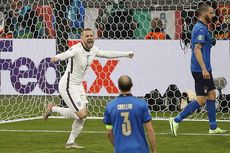 Hasil Italia Vs Inggris Babak 1, Gol Kilat Luke Shaw Bawa Three Lions Unggul
