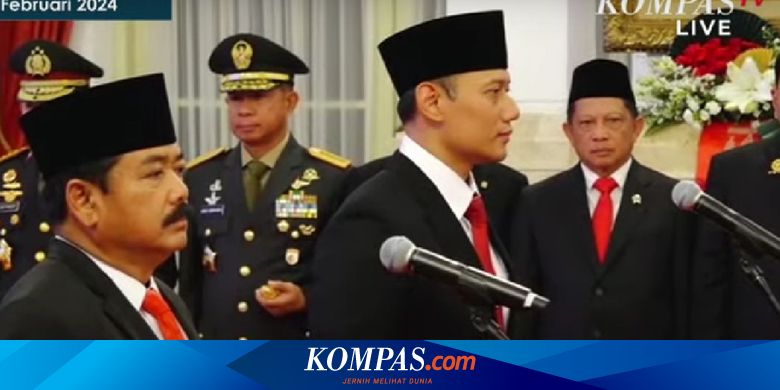 Jokowi nomme officiellement AHY au poste de ministre de l’ATR/BPN