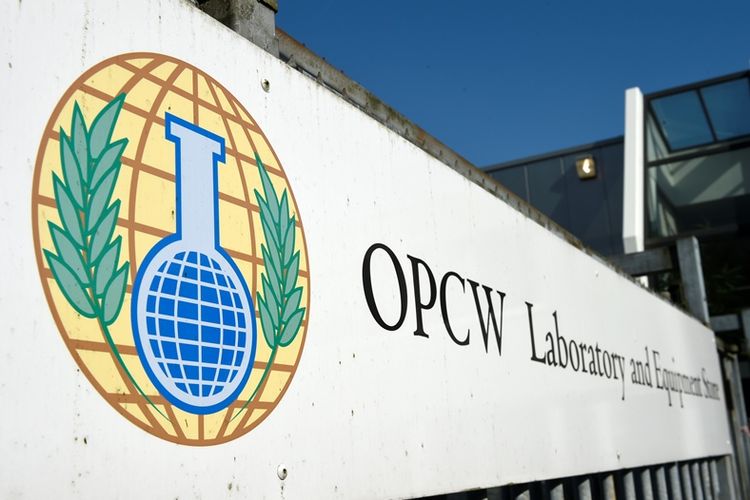 Markas Organisasi Pelarangan Senjata Kimia (OPCW) di Den Haag, Belanda. Tim pencari fakta OPCW yang dikirim ke kota Duoma, Suriah, telah menyelesaikan misi dan kembali ke Belanda.
