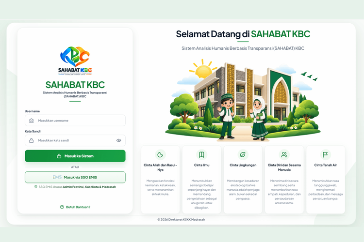 Survei Nasional SAHABAT KBC 2026 Dimulai, Ini Jadwal Tiap Provinsi dan Link Akses