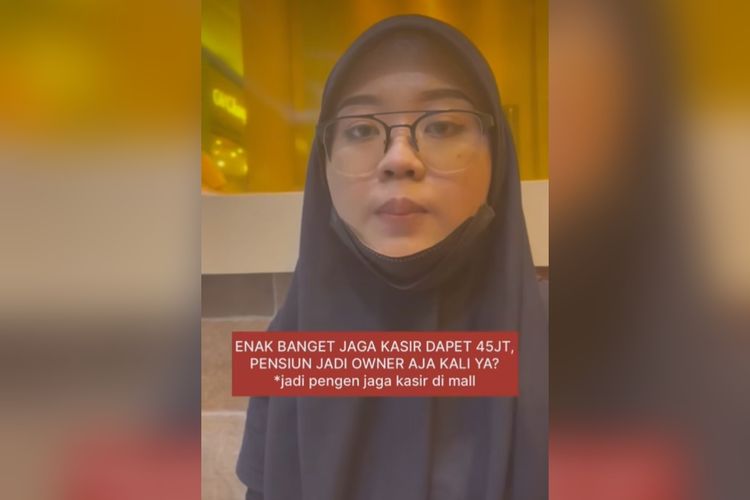 Karyawan toko Legato Gelato, Kembangan, Jakarta Barat bernama Aulia Salma menilap uang penjualan toko menggunakan QRIS palsu. 
