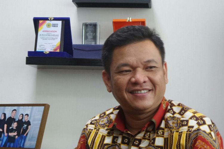 Wakil Sekretaris Jenderal Partai Golkar Ace Hasan Syadzily di Kompleks Parlemen, Senayan, Jakarta, Senin (2/10/2017).