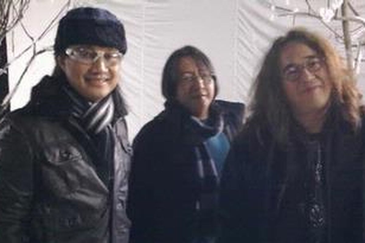 KLa Project (dari kiri ke kanan): Katon Bagaskara, Adi Adrian, dan Romulo Radjadin atau Lilo