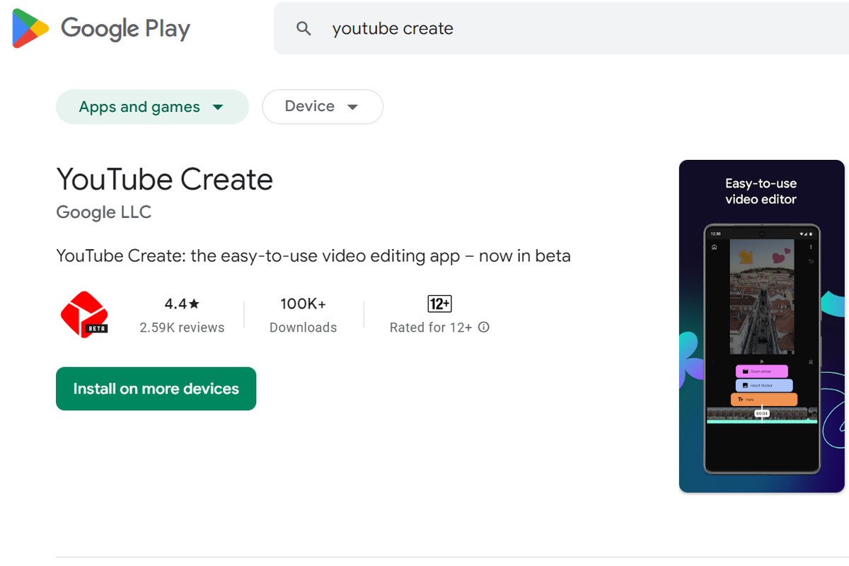 YouTube rilis YouTube Create