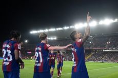 Hasil dan Klasemen Liga Spanyol: Menang 5-0, Barcelona Salip Real Madrid di Puncak