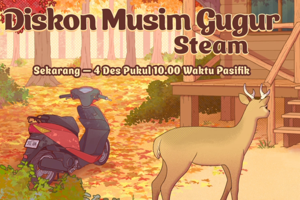 Steam menggelar ajang diskon Autumn Sale 2024. Game-game dipangkas harganya, bahkan ada yang dijual di bawah Rp 100.000