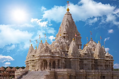 Resmi, Amerika Miliki Kuil Hindu Terbesar Kedua di Dunia 