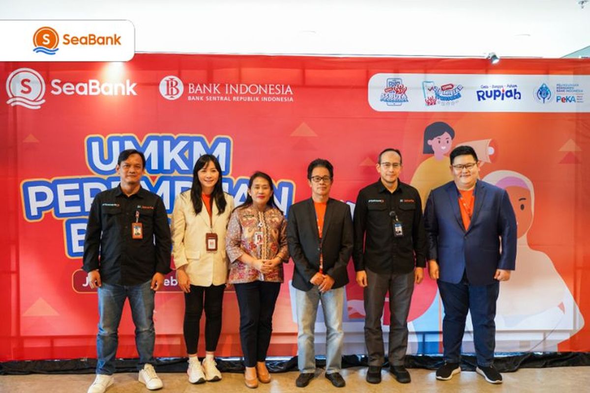 UMKM Permepuan Berdaya merupakan kolaborasi SeaBank dengan KPw BI Provinsi DKI Jakarta serta Dinas PPKUKM Povinsi Jakarta 