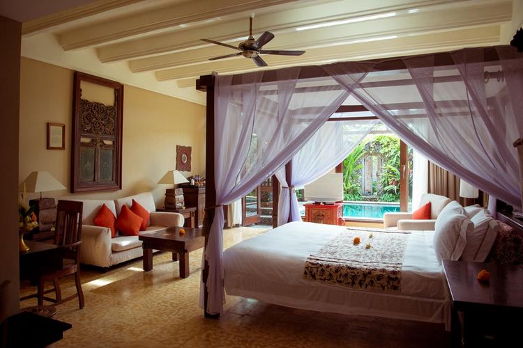 Kamar di Hotel Tugu Bali.