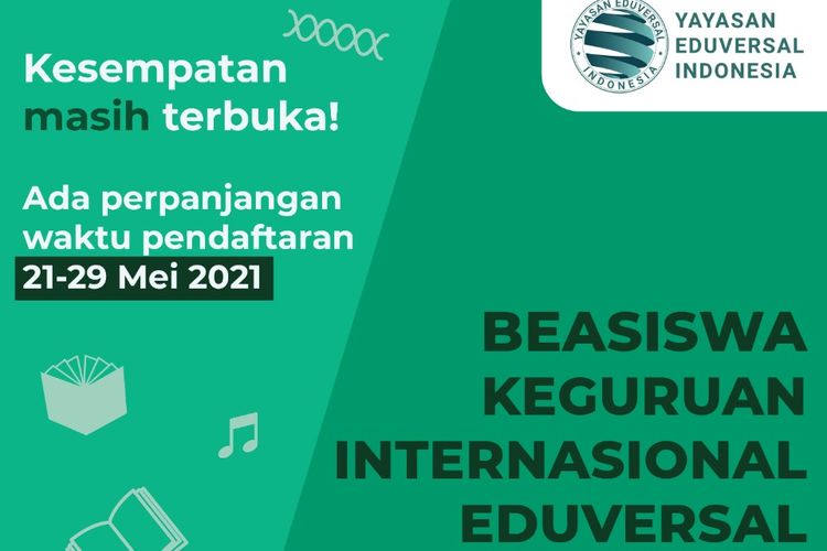 Ilustrasi Beasiswa Keguruan Internasional Eduversal (BKIE) 2021 dari Yayasan Eduversal Indonesia 