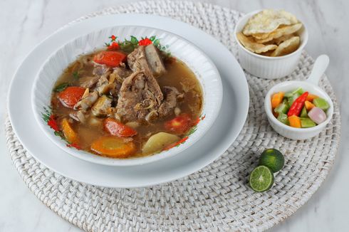 Resep Sop Iga Asam Pedas, Masakan Lebaran Tanpa Santan Berkuah Segar