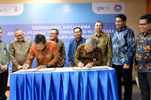 Jalin Kerja Sama, PGASCOM Pasok Kebutuhan Internet PT SMBRJ