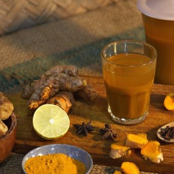 Ilustrasi jamu. Jamu menjadi salah satu warisan budaya Indonesia.