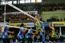 Proliga 2018, Gresik Petrokimia Taklukkan Jakarta PGN Popsivo Polwan