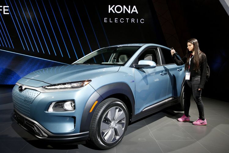 Hyundai Kona Electric.